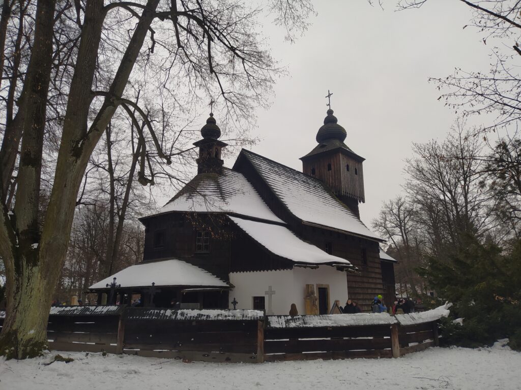 Kostel sv. Anny v Dřevěném městečku Rožnov pod Radhoštěm