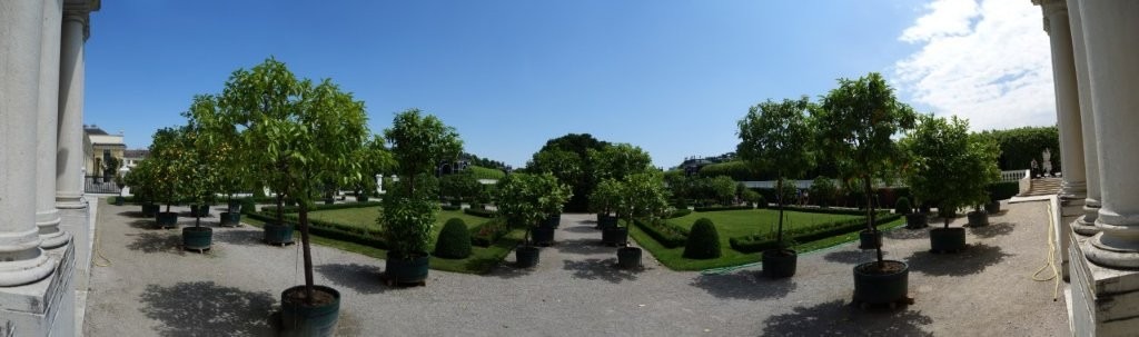 Panoramatická fotografie gloriette