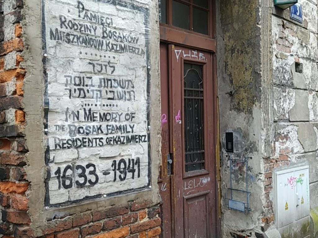 Detailní záběr na židovské obydlí