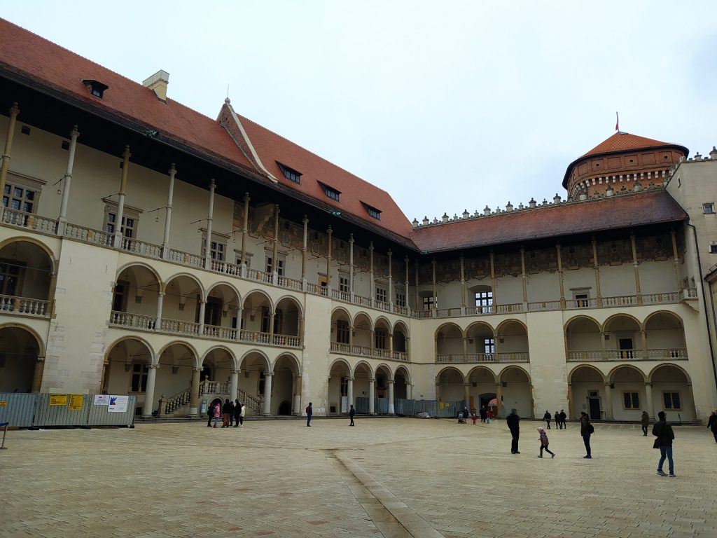 Nádvoří hradu Wawel