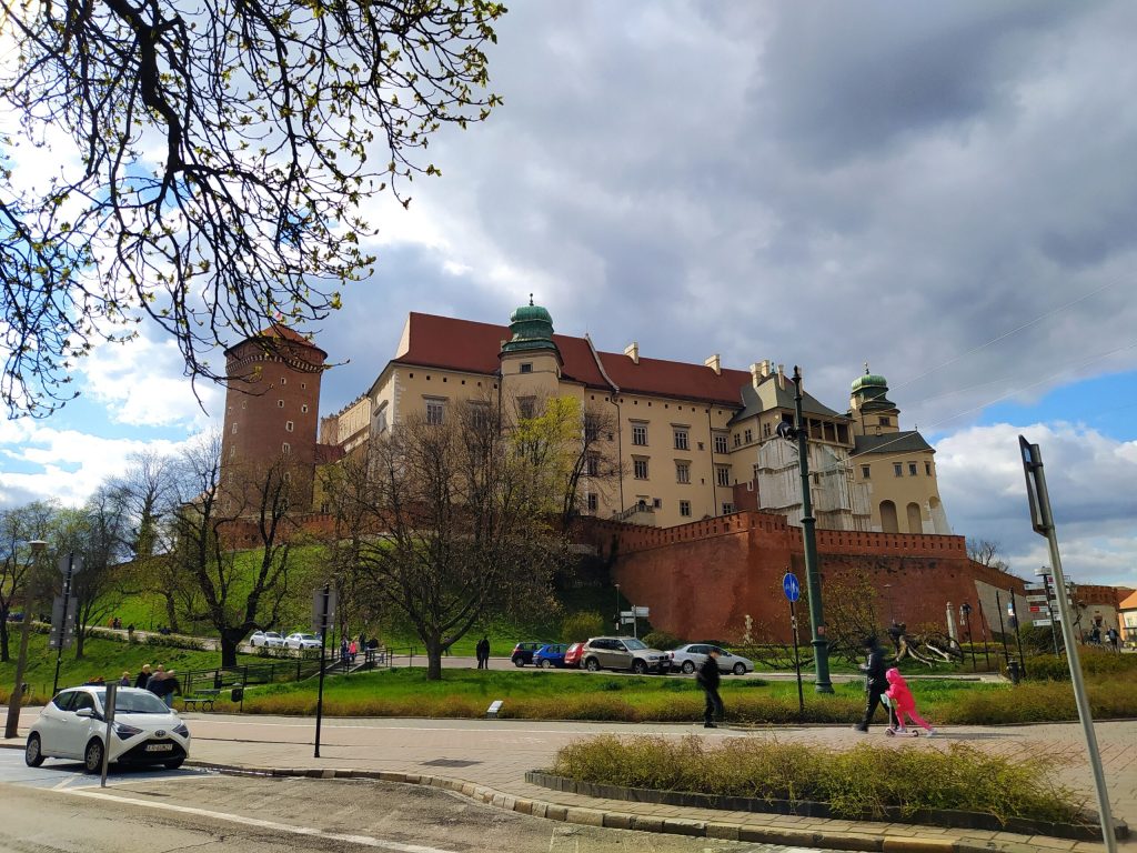 Pohled na hrad Wawel