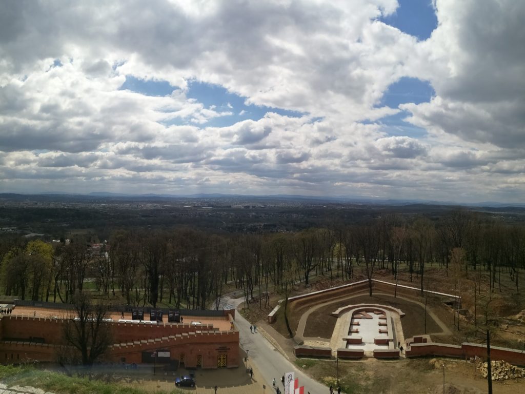 Výhled z Kościuszkova mohyla