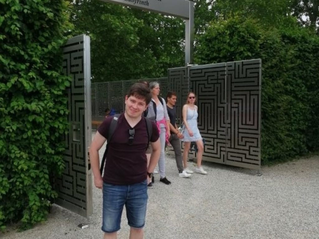 Labyrint v zámeckém parku Schönbrunn