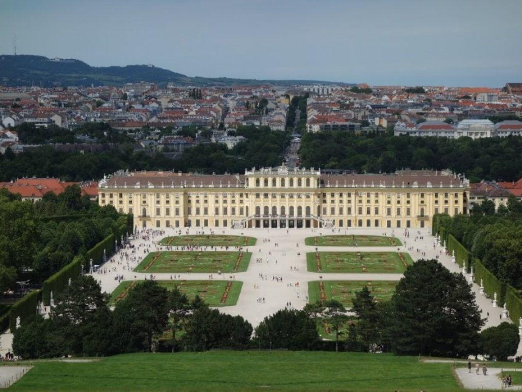 Výhled na město z Gloriette